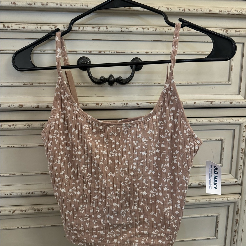 Old Navy Pink Floral Camisole
